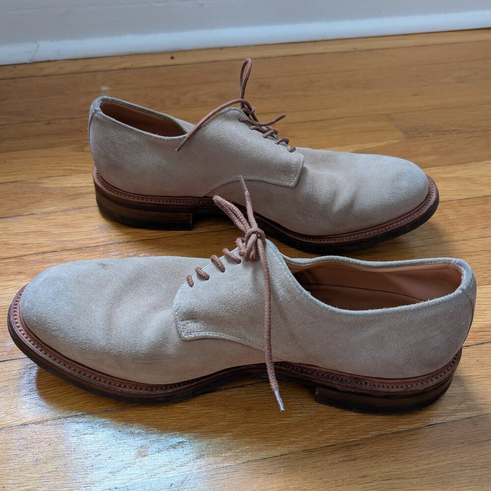 J. Lindeberg Tan Suede Derby Boots by Sargent Men US 11